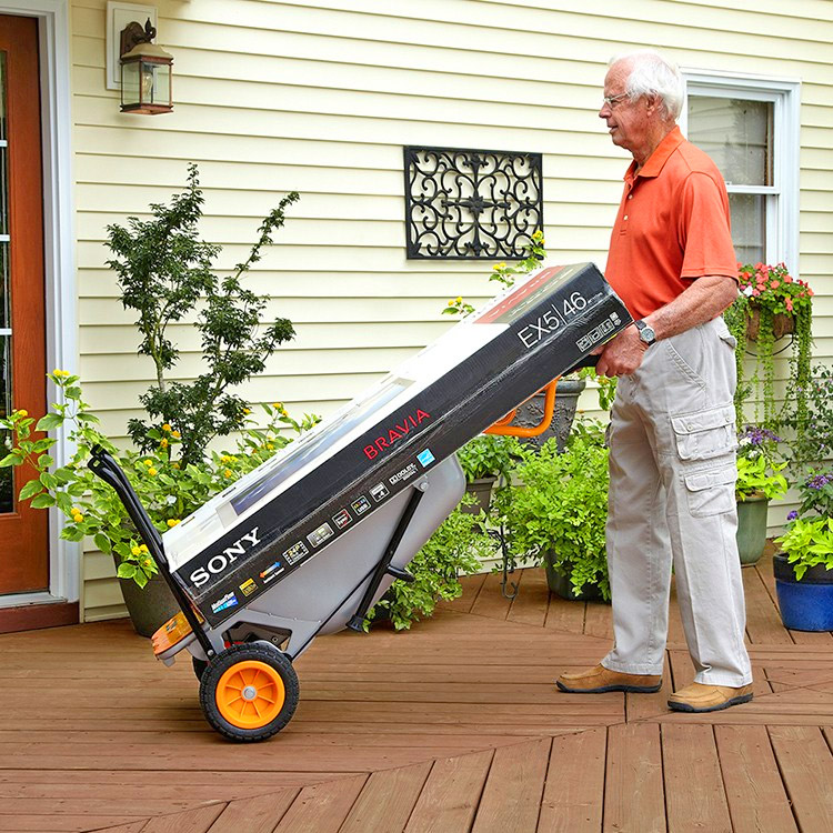 WORX Aerocart 8in1 Wheelbarrow Yard Cart with Firewood 3D model