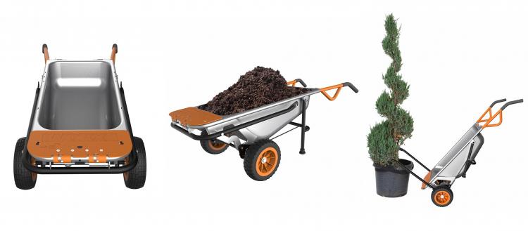 Rule the back yard w/8-in-1 WORX AeroCart Multi-function Wheelbarrow/dolly:  $100 (~$140 value)