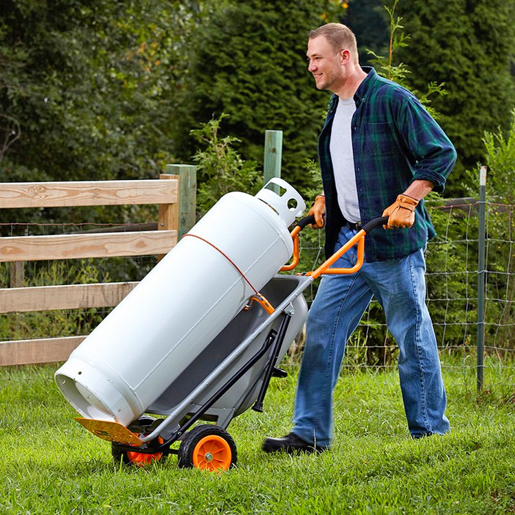 WORX Aerocart 8 in 1 Multi Function Wheelbarrow Yard Cart