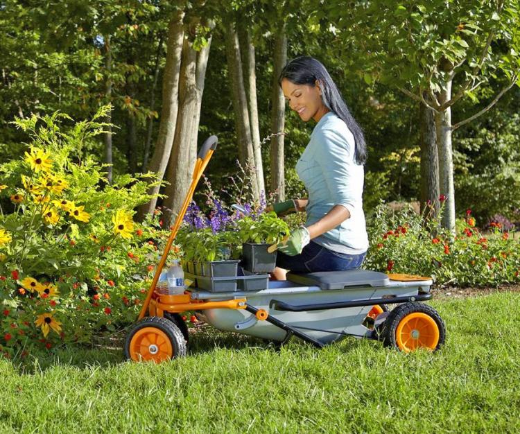 WORX Aerocart 8 in 1 Multi Function Wheelbarrow Yard Cart