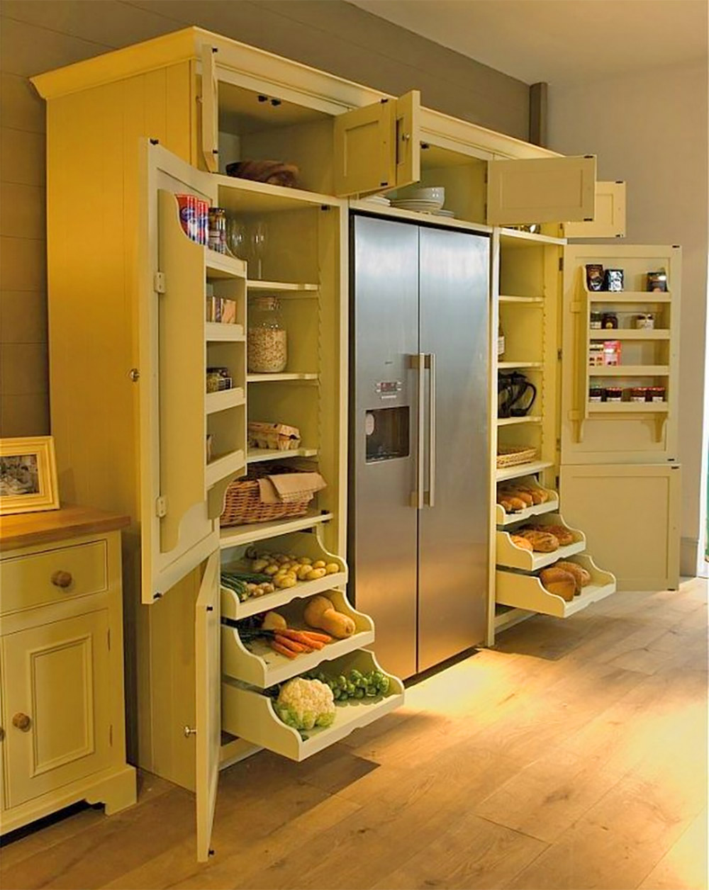 This Neptune Wrap-Around Refrigerator Pantry Is The Ultimate Kitchen