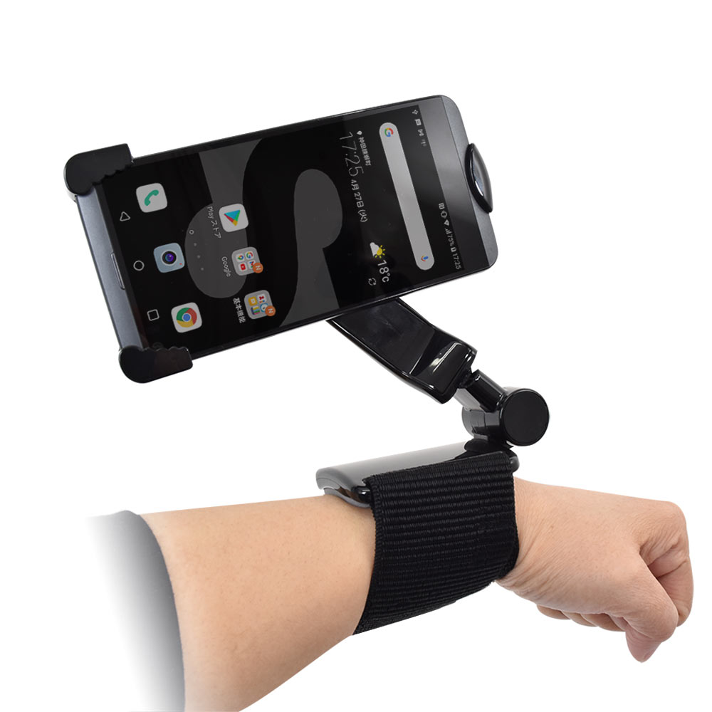 This Wrist Phone Mount Holds Your Phone In Place While Working