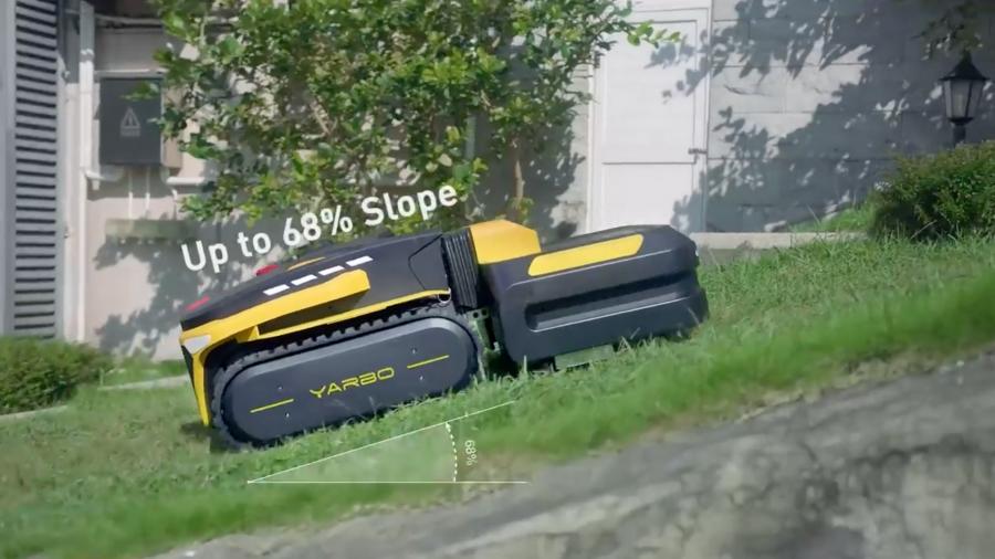 Yarbo Autonomous Yard Robot - Smart landscaping robot that mows, snowblows, and blows leaves