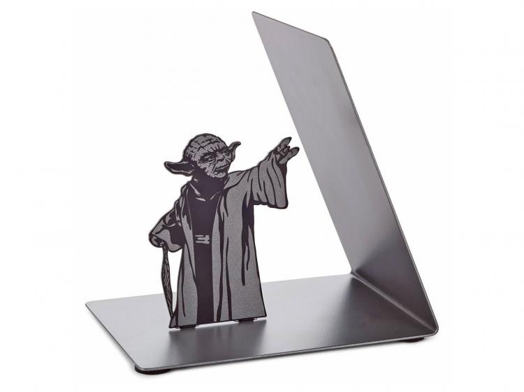 Yoda Bookend Holds Leaning Books Up With The Force - Funny Star Wars Book-end