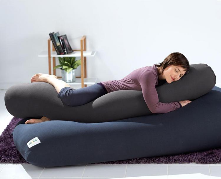 Yogibo Roll: Ultimate Bean Bag Chair and Body Pillow - Forms To Your Body