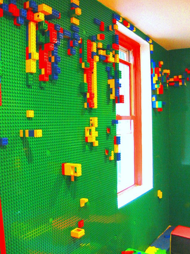 You Can Make a DIY Lego Wall With These Peel and Stick Lego Base