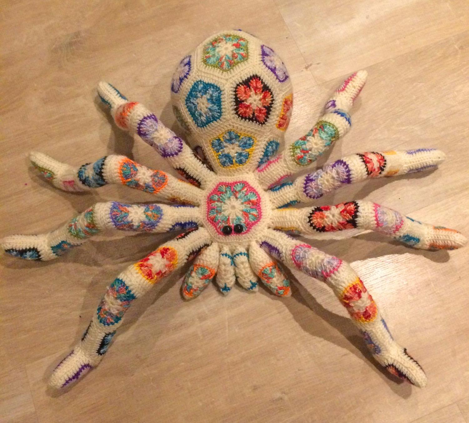 You Can Now Get a Giant Crochet Spider