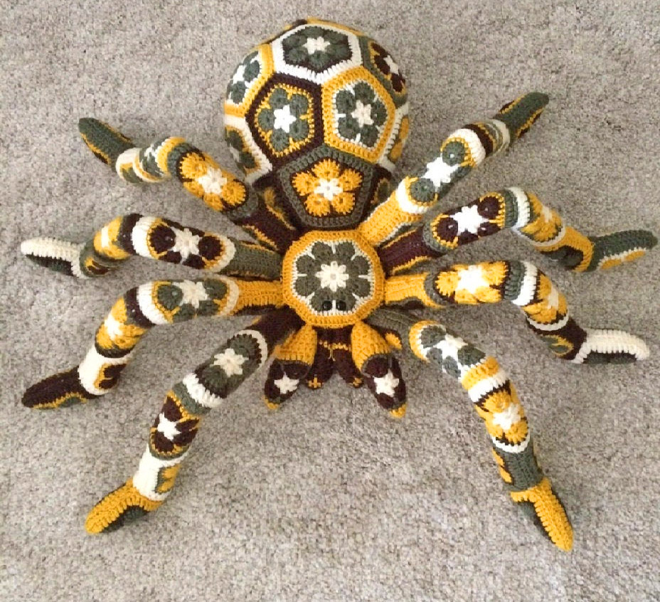 You Can Now Get a Giant Crochet Spider