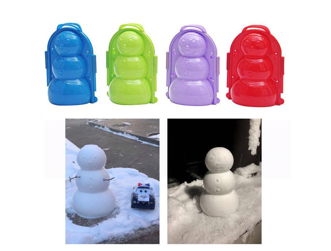 Yellow, Large Cute Ducks Clip-Duck Maker Outdoor Winter Snowman Snow Sand Mold Tool for Kids Snow Ball Fights Snowball Maker Duck Snow Clamp Mould 
