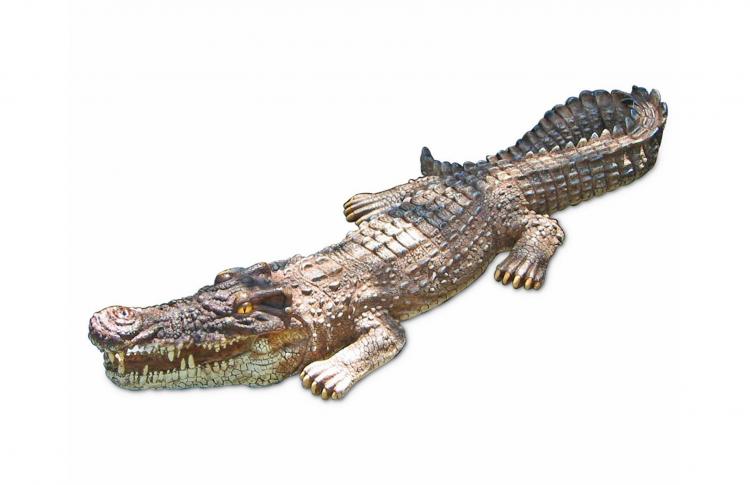 You Can Now Get an Incredibly Realistic Life-size Crocodile Pool Float