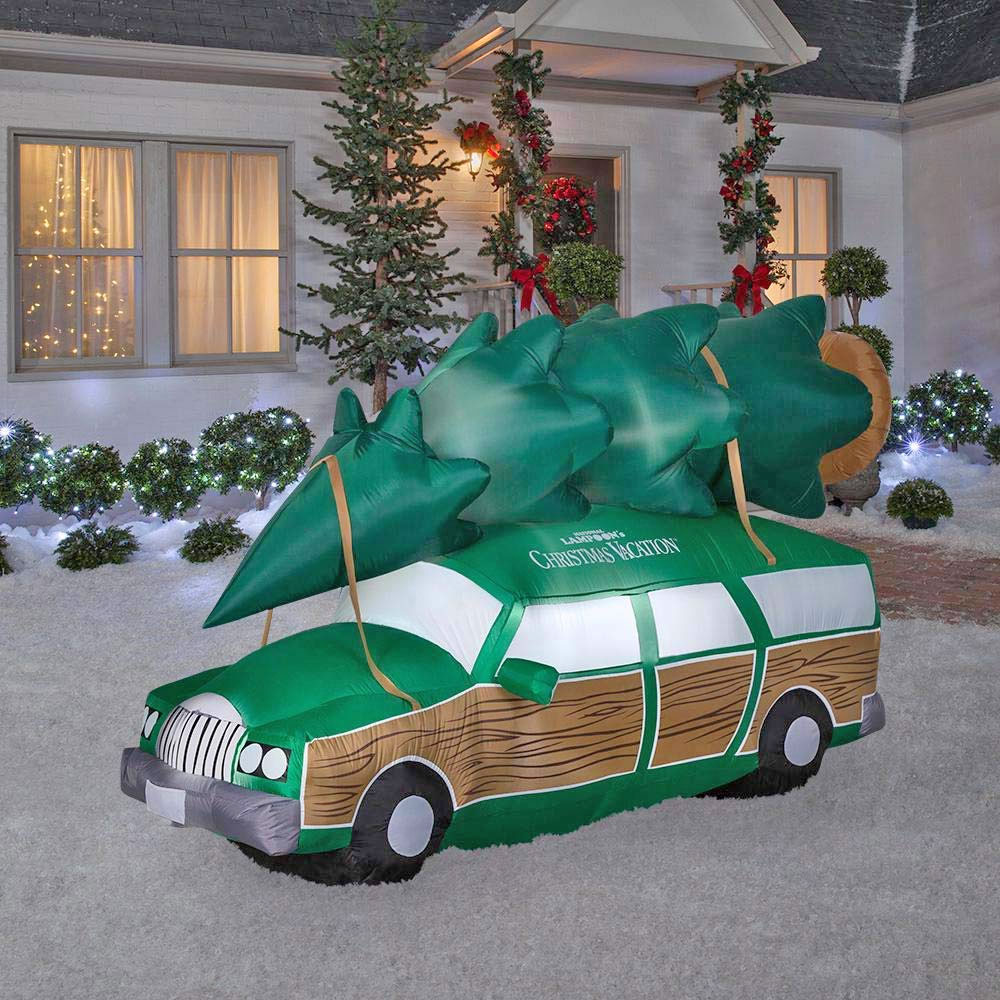 National Lampoons Christmas Vacation Station Wagon Inflatable