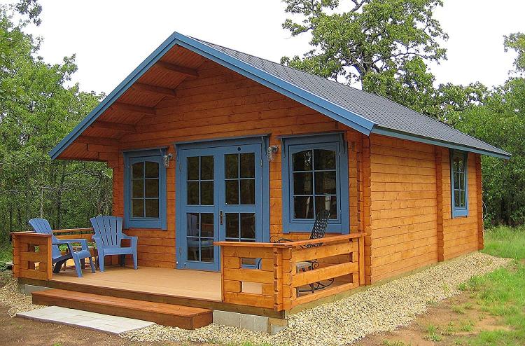 2-Story DIY Cabin Kit - Prefab cabin kits on amazon - Allwood log cabin kits