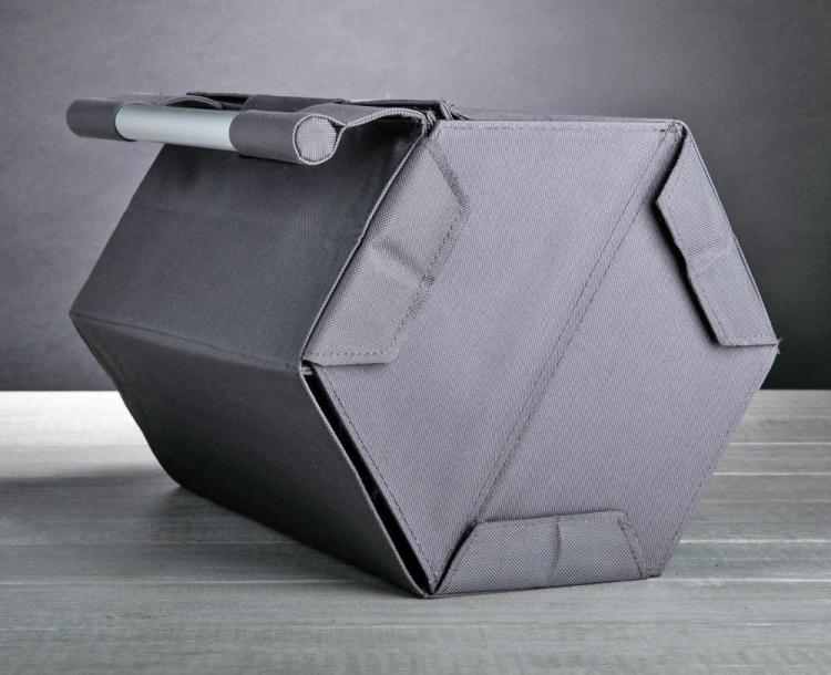 ZEBag Folding Wine Carrying Case Holds 6 Bottles Of Wine - Portable wall mounted wine holder