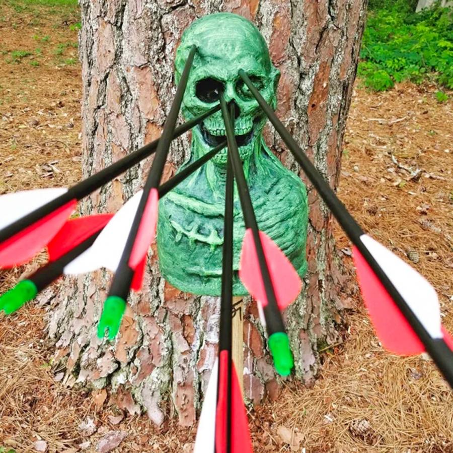 Zombie Head Archery Target