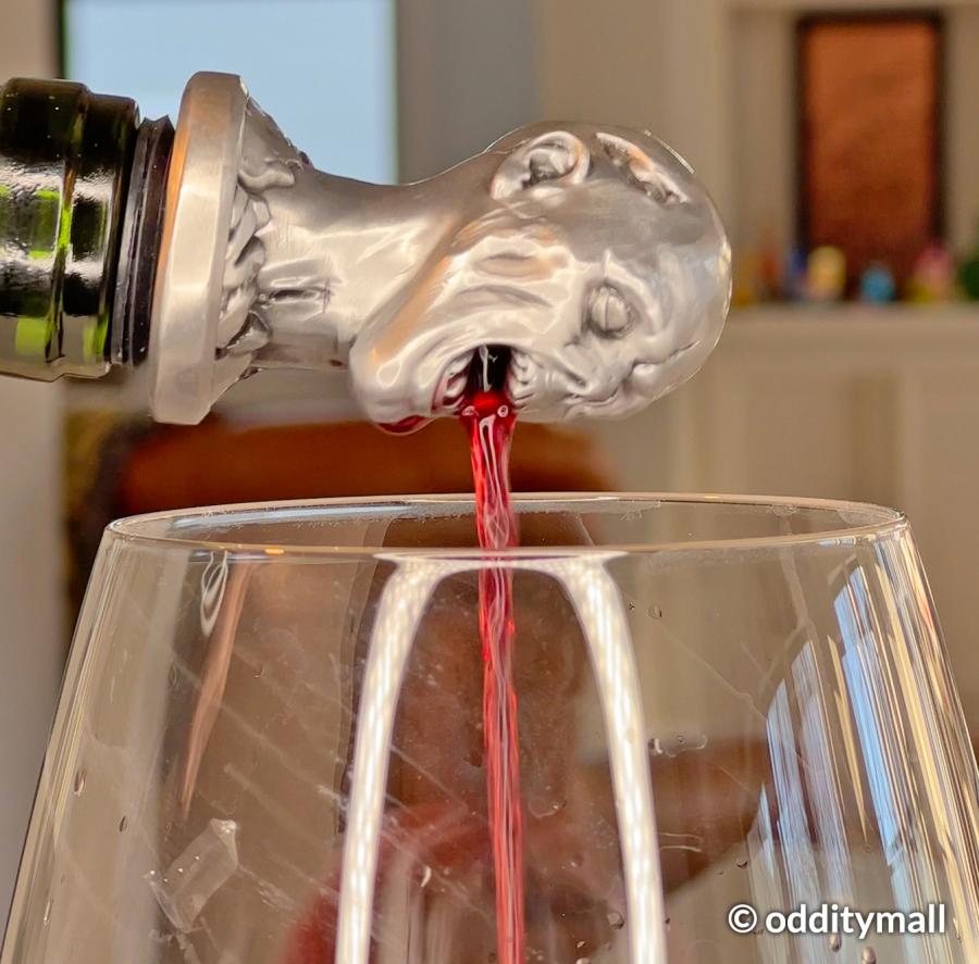 Zombie Head Wine Pourer