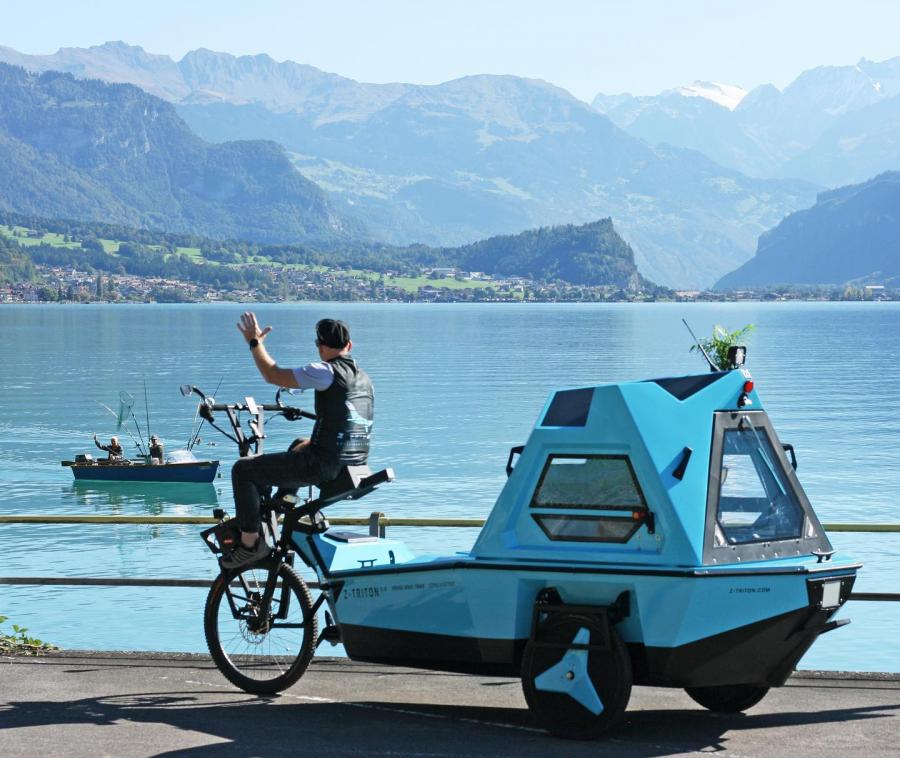 Z-triton Camper Boat Tricycle Hybrid