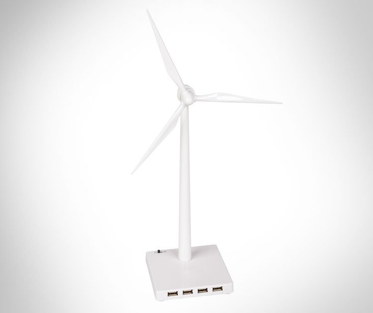 USB Powered Desktop Wind Turbine USB Hub