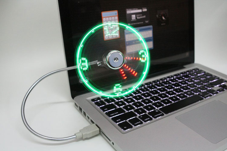USB Powered Fan Clock