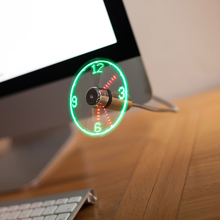 Usb clock fan настроить время