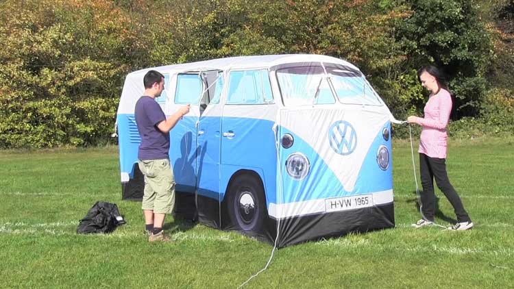 VW Volkswagen Van Camping Tent - Hippy Bus Camping Tent