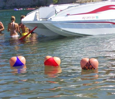 Butt Buoy: Water Buoys Shaped Like Butts