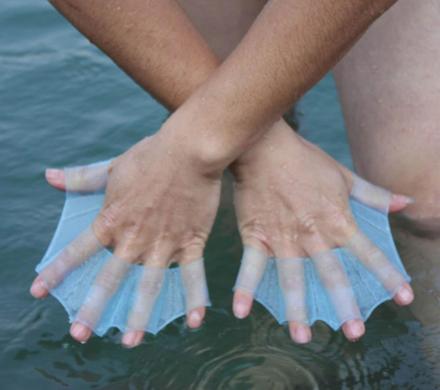 Webbed Finger Swimming Fins