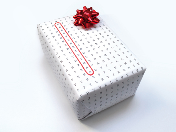 Word Search Gift Wrap