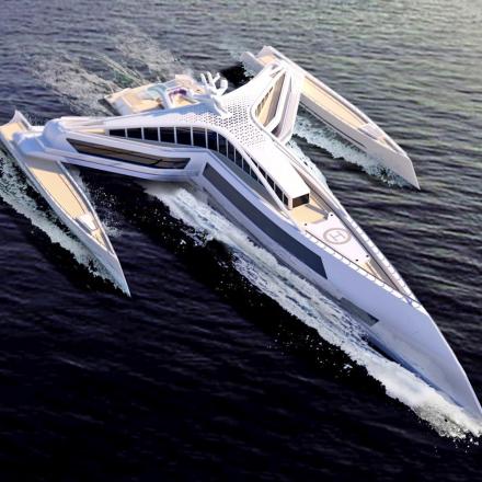 This Triple-Hull Superyacht Looks Like a Vessel Straight Out Of Star Wars