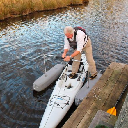 The Yak-a-Launcher Is An Easy Kayak Entry Device For The Elderly Or  Inexperienced