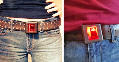 You Can Get An Arcade Coin Slot Belt Buckle That Lights Up