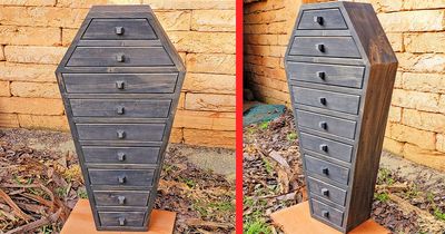 You Can Now Get A Custom Made Coffin Apothecary Cabinet
