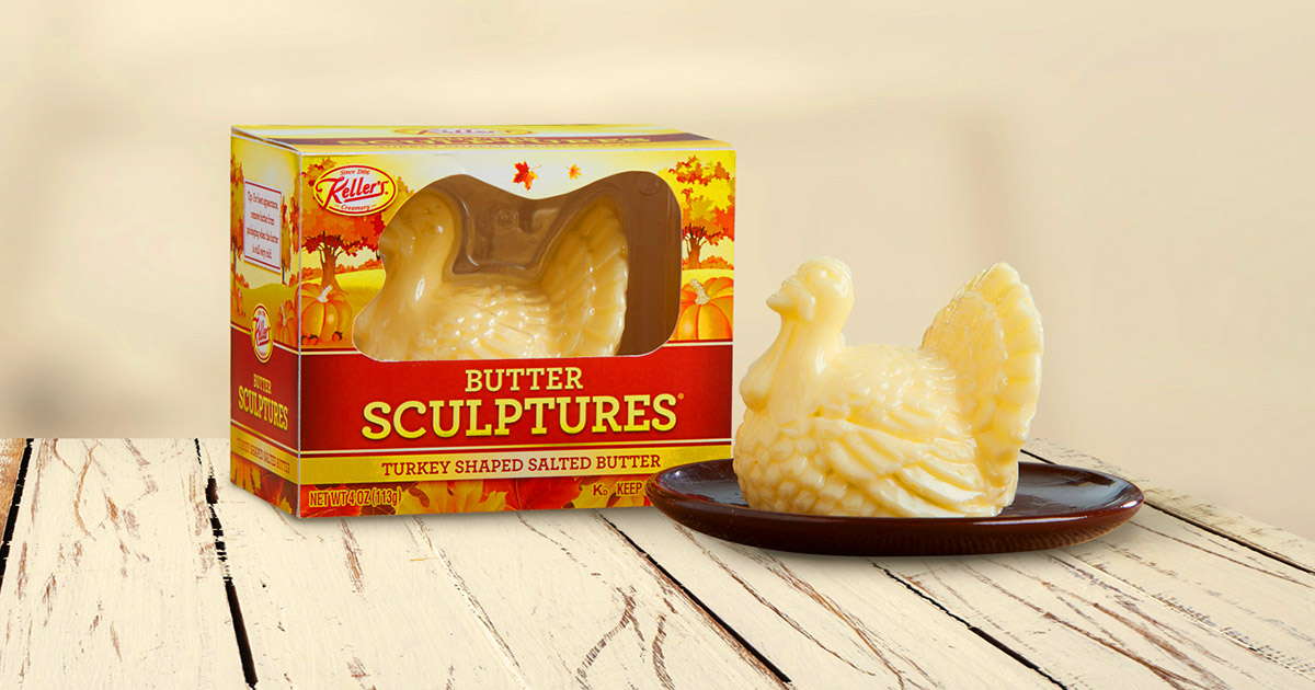 Adorable bunny butter sculptures are perfect for your Easter table