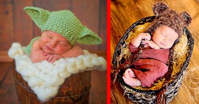 You Can Now Get Adorable Knit Hats To Turn Your Newborn Into Baby Yoda Or an Ewok