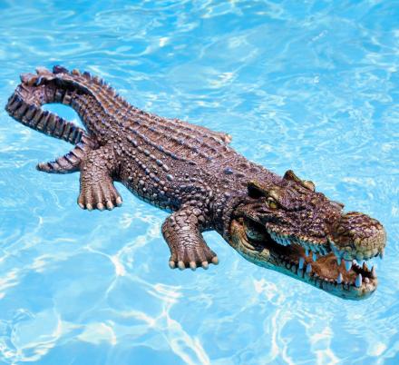 You Can Now Get an Incredibly Realistic Life-size Crocodile Pool Float