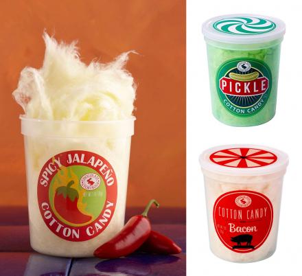 You Can Now Get Unique Cotton Candy Flavors, Including Jalapeño, Pickle, Bacon and more