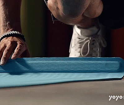 YoYo Mat Is A Self Rolling Yoga Mat