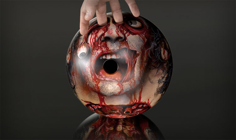 Zombie Head Bowling Balls