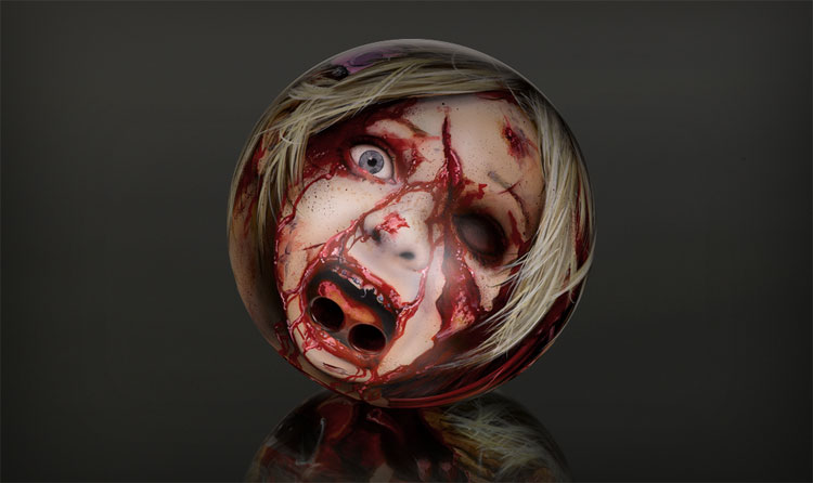 Zombie Head Bowling Balls