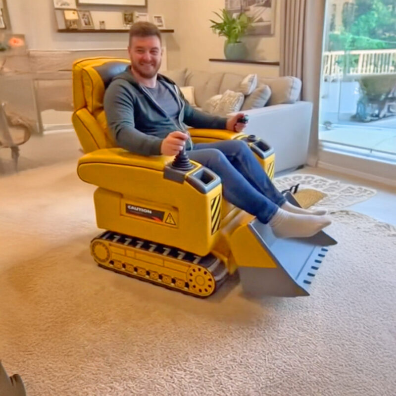 Bulldozer recliner