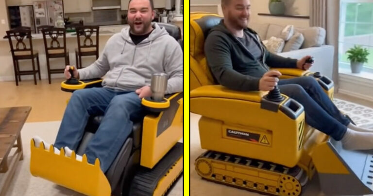 Reclining Rig These Heavy Equipment Recliners Are Ready to Bulldoze Your Boring ...