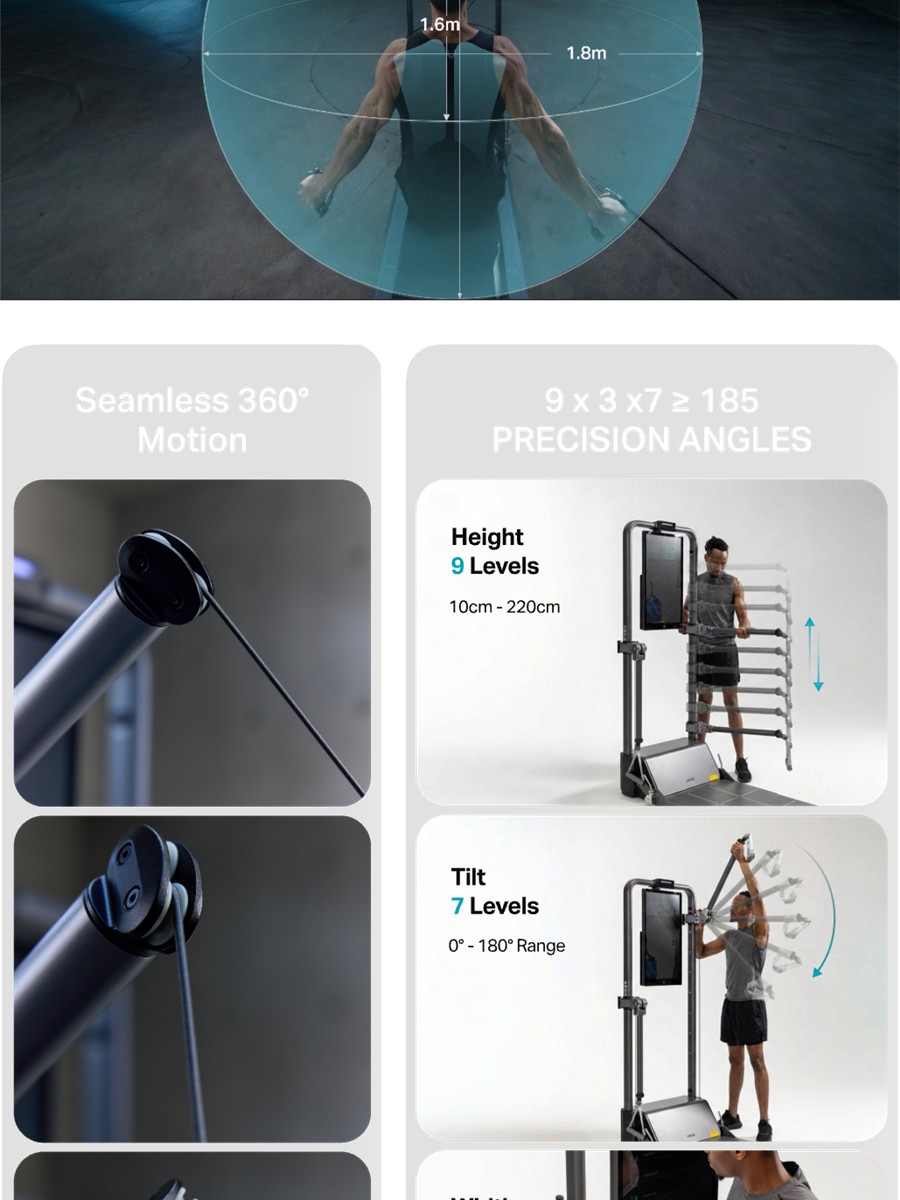 AEKE S1 Pro height tilt and width adjustment examples