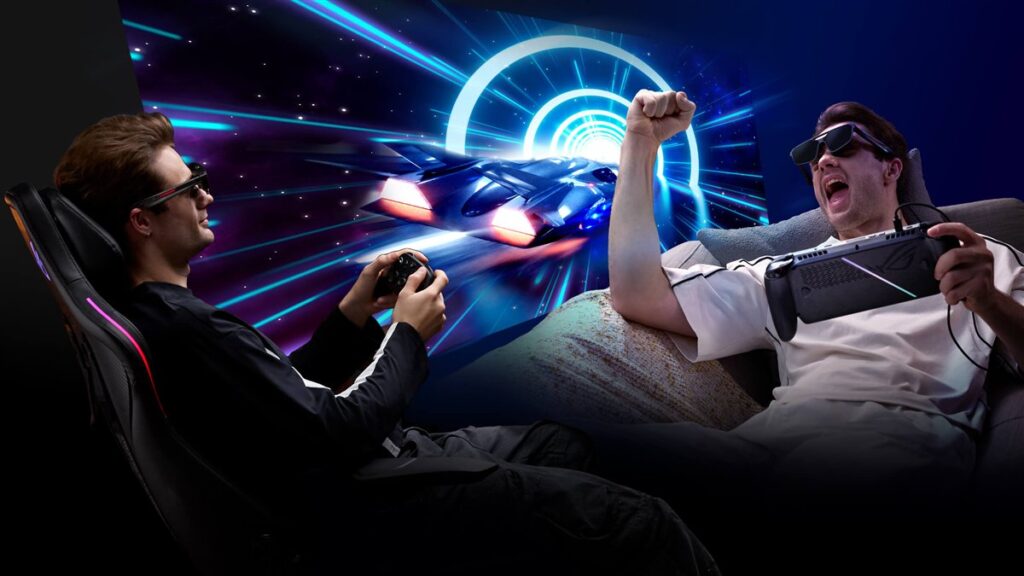 ROG XREAL R1 gaming AR glasses hero product image