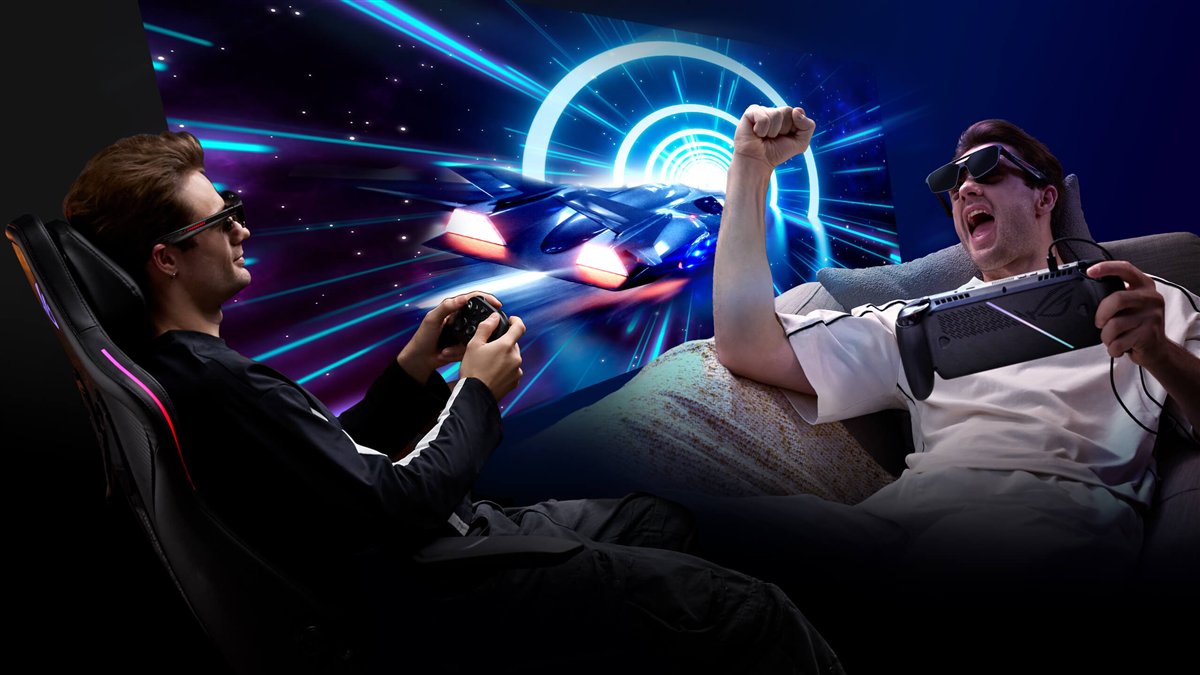 ROG XREAL R1 gaming AR glasses hero product image