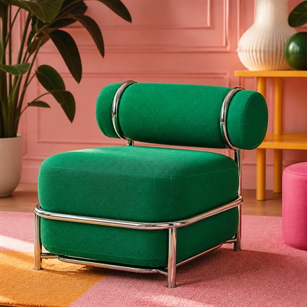 Bright green inflatable armchair square thumbnail