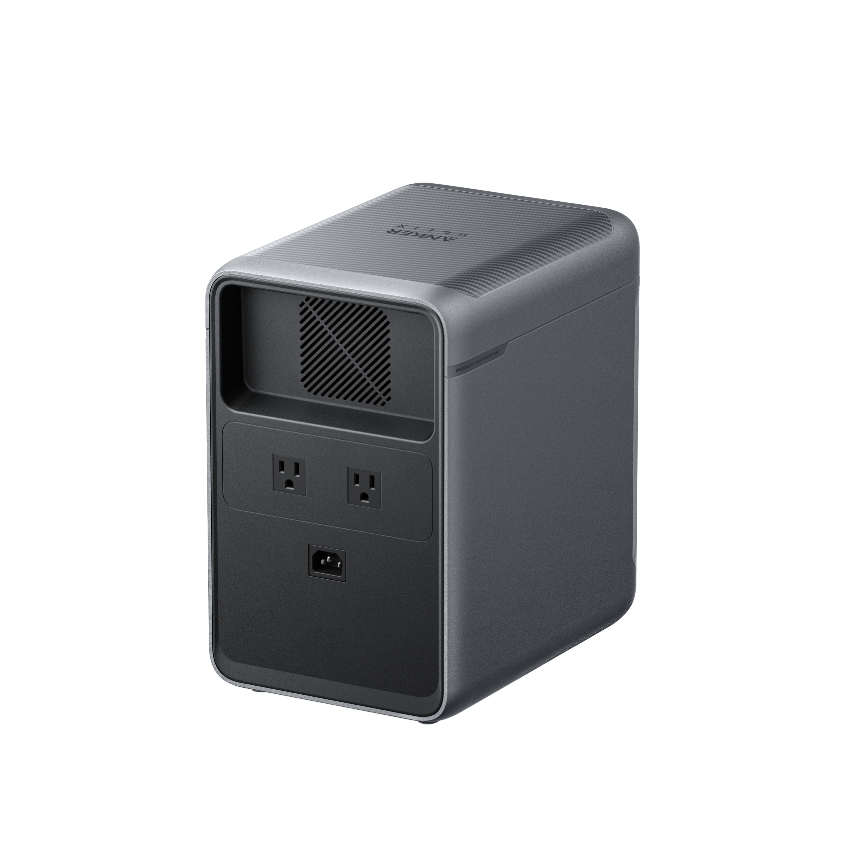 Anker SOLIX S2000 portable power station rear and side profile