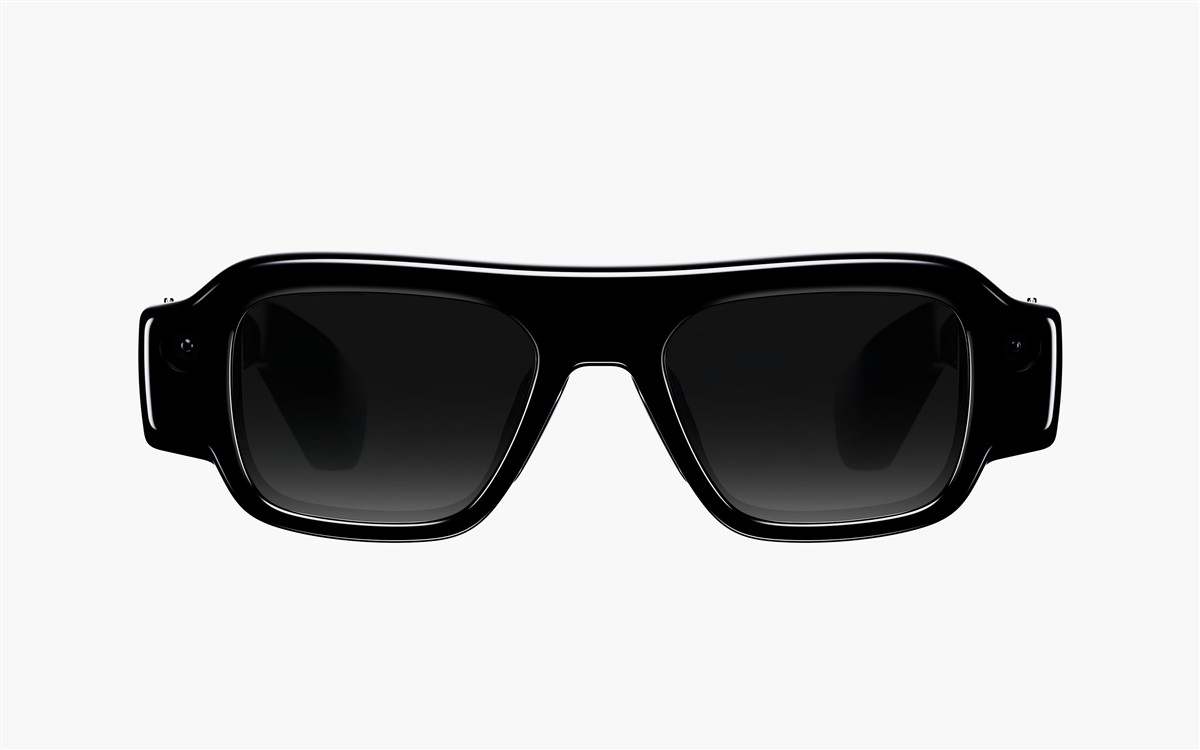 Snap Specs with tinted transparent waveguide lenses and thick temples
