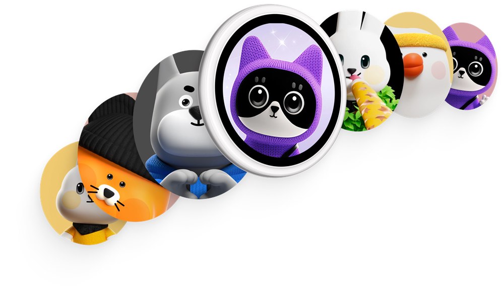 OPPO Bubble customizable electronic badge styles