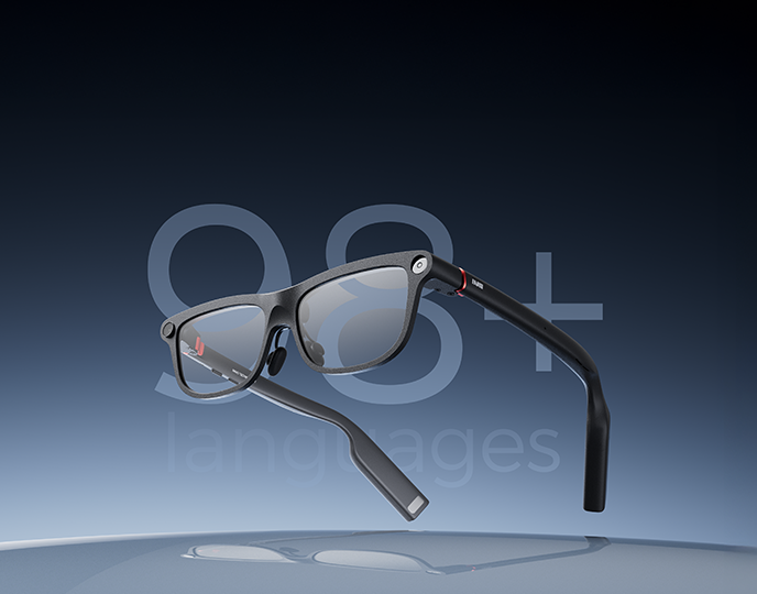 INMO GO3 AI glasses showing navigation style use case
