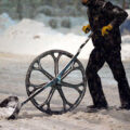 Snow Wolf Snow Shovel With a Wheel