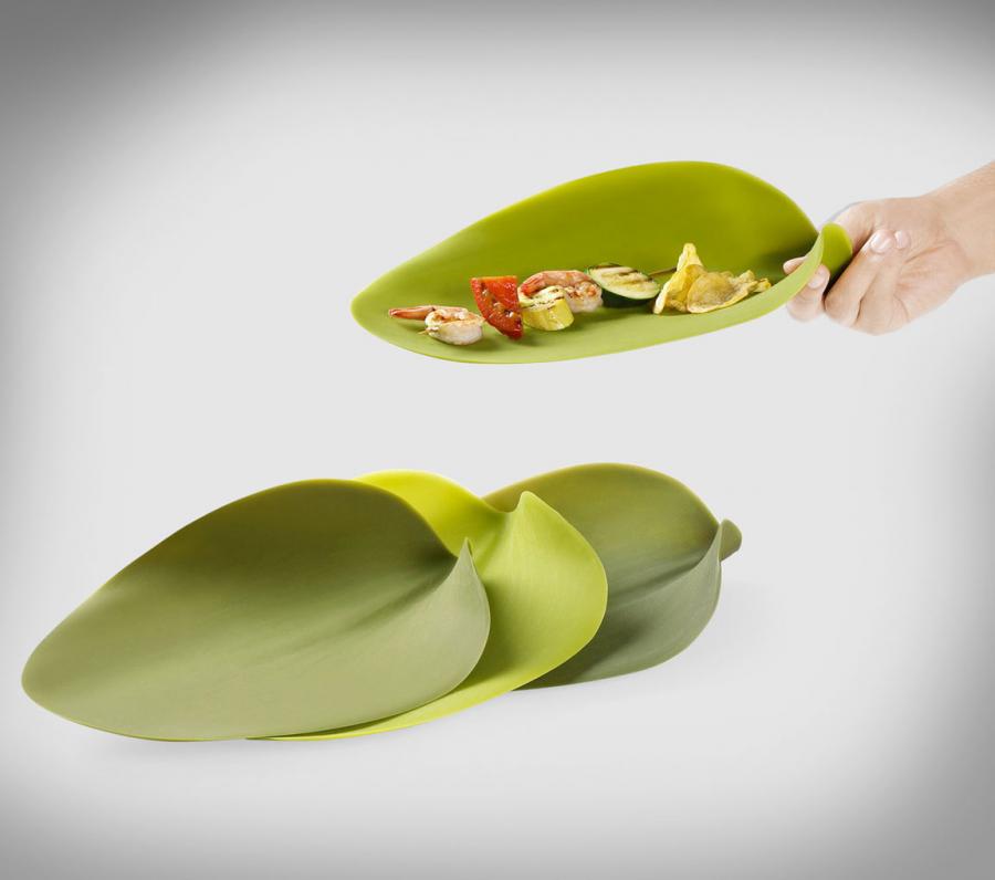 Silicone Plant Leaf Plates